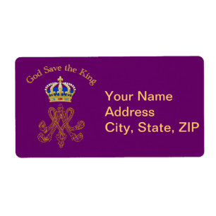 Étiquette Marie Antoinette Monogram