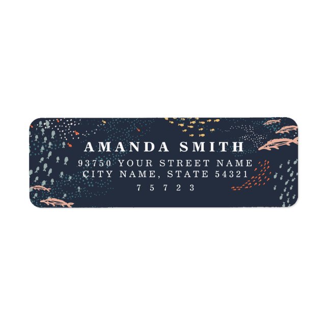 Étiquette Marine (Devant)