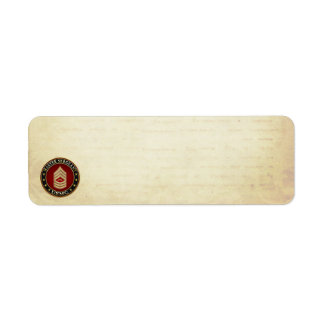 Étiquette Marines des États-Unis : Sergent-maître (USMC MSgt