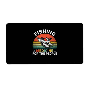 Étiquette Médecine De La Pêche Pour Le Peuple
