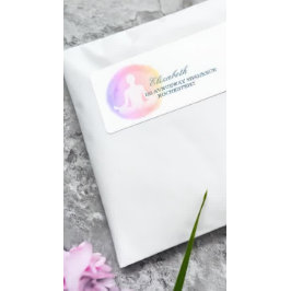 Étiquette Méditation du studio d'instructeur de yoga Pose Li