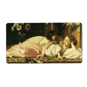 Étiquette Mère et Enfant (alias Cerises) par Lord Leighton