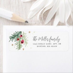 Étiquette Merry Berry Holiday