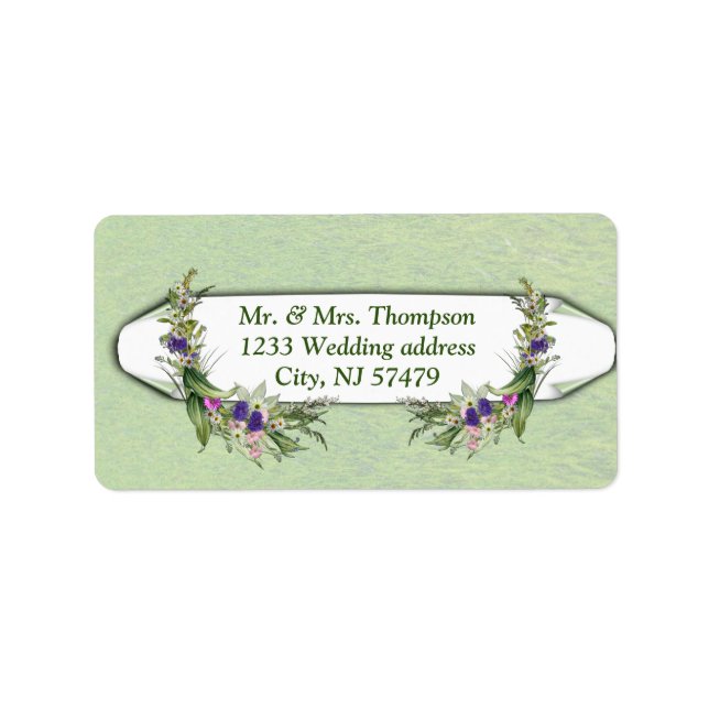 Étiquette Mi-été (Devant)