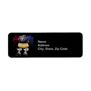 Étiquette Mic & Mac's 4th of July Night Address Labels