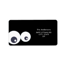 Mignons Monstres Eyeballs Noir & Blanc Halloween
