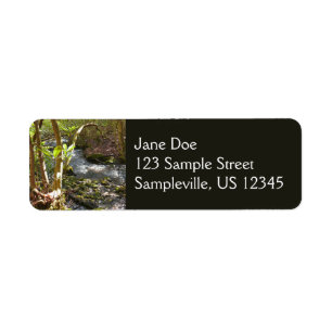 Étiquette Mingus Creek dans les Smoky Mountains