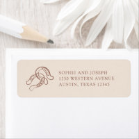 Mini-fer à cheval | Mariage neutre et Brown