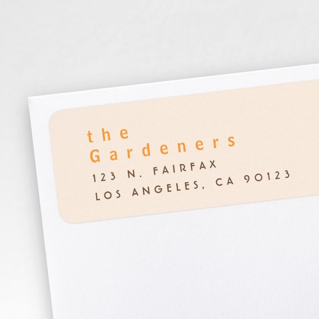 Étiquette minimaliste cool (Créateur téléchargé)