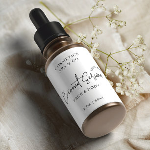 Étiquette Minimaliste Moderne Bouteille Cosmétique 2 OZ Prod