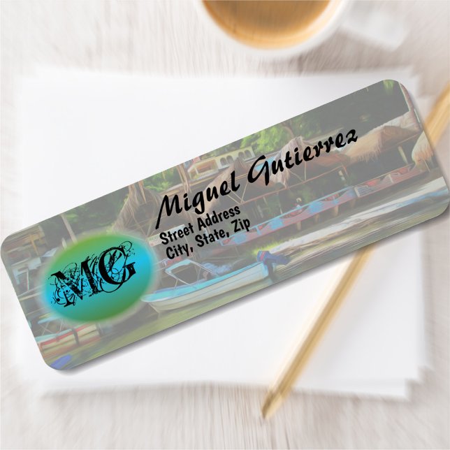 Étiquette Mismaloya River 0331 Adresse (Créateur téléchargé)