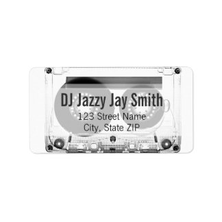 Étiquette Mixtape (Étiquette de adresse ou carte d'appel)