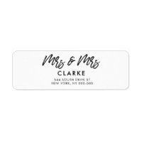 Mme et Mme lesbienne mariage moderne adresse de re