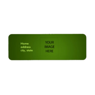 Étiquette Modèle facile simple de PixDezines Emerald Isle