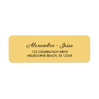 Étiquette Modern Minimal Script