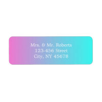 moderne chic rose printanier turquoise ombre maria
