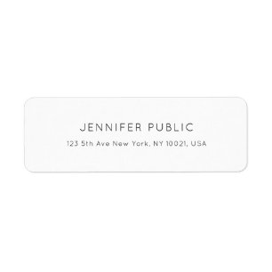 Étiquette Moderne Design simple Professionnel Modèle élégant