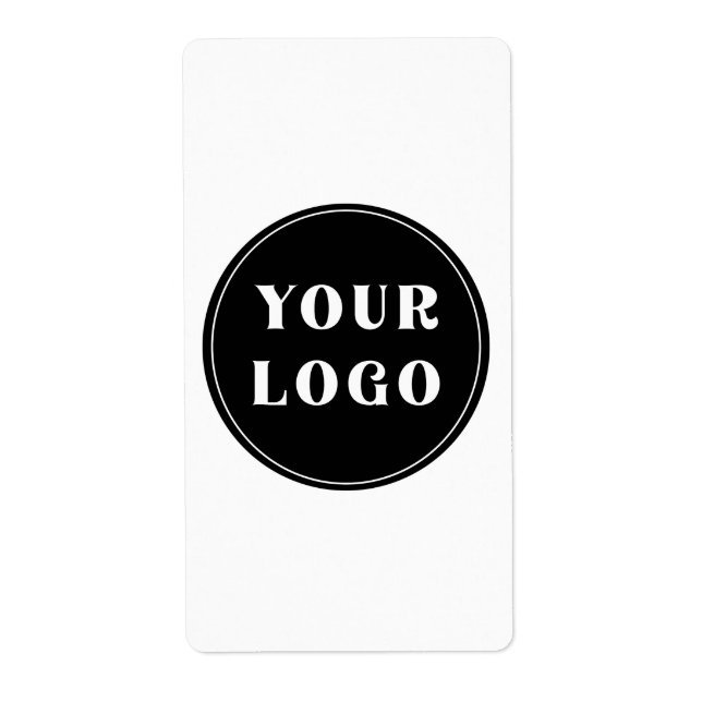 Étiquette Moderne, élégant, élégant et personnalisable (Devant)