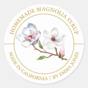Étiquette moderne Magnolia