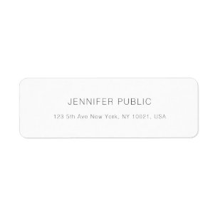 Étiquette Moderne minimaliste professionnel élégant Modèle