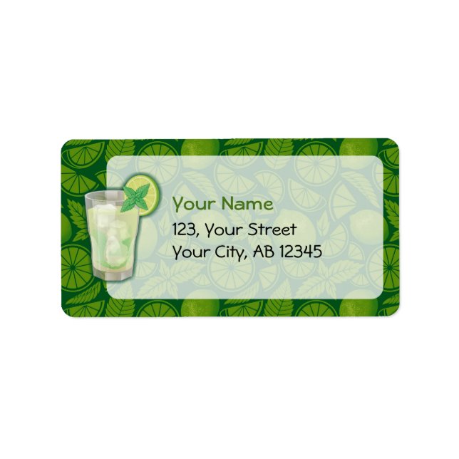 Étiquette Mojito (Devant)