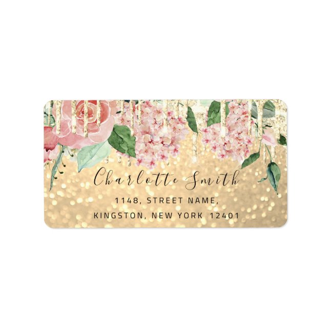 Étiquette Monnaie verte de la poupée Mariage RSVP Parties sc (Devant)