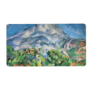 Étiquette Mont Sainte Victoire Au-Dessus de Tholonet, Paul C