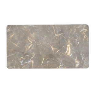 Étiquette Motif clair d'image de cellophane