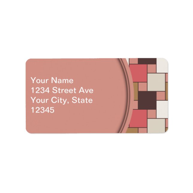 Étiquette Motif de pesage citrouille (Devant)