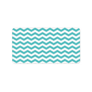 Étiquette Motif de zigzag texturisé de zigzag de chevron de