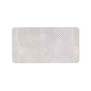 Étiquette Motif géométrique islamique beige