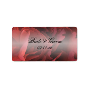 Étiquette Mots clés Red Carnation Floral Wedding Favor
