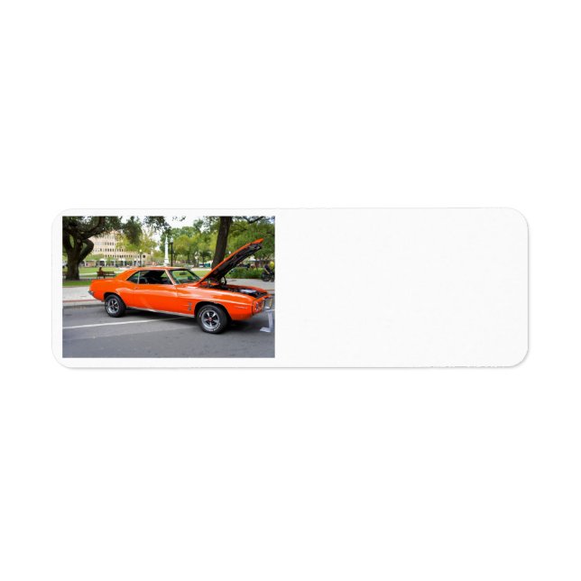 Étiquette Muscle orange (Devant)