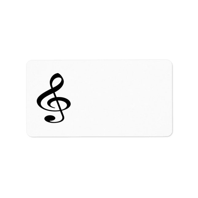 Étiquette Musique (Devant)