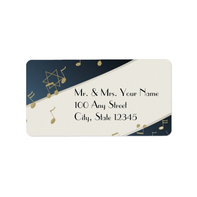 Étiquette Musique dans l'air (Devant)