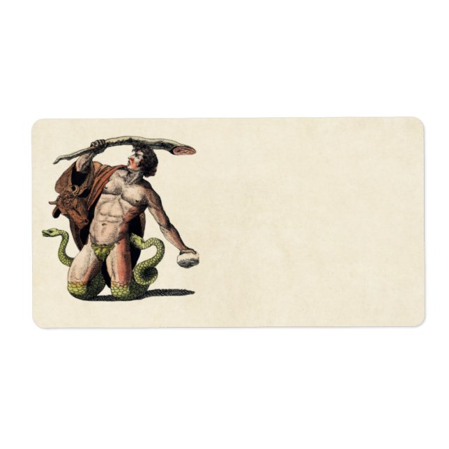 Étiquette Mythologie Plaque éducative (Devant)