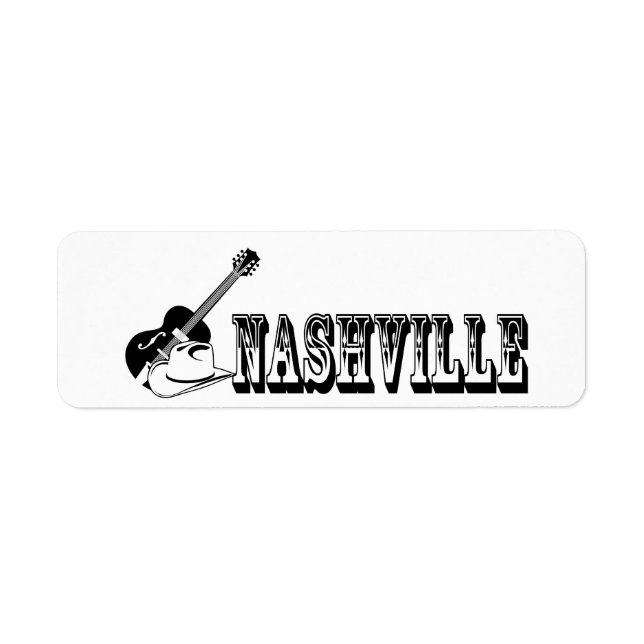 Étiquette Nashville (Devant)
