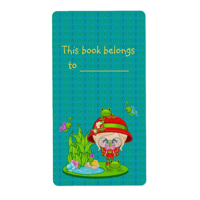 Étiquette Nature Lover Frog Faune (Devant)