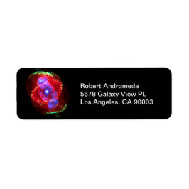 Étiquette Nébuleuse oculaire NGC 6543 Composite optique, ZGO