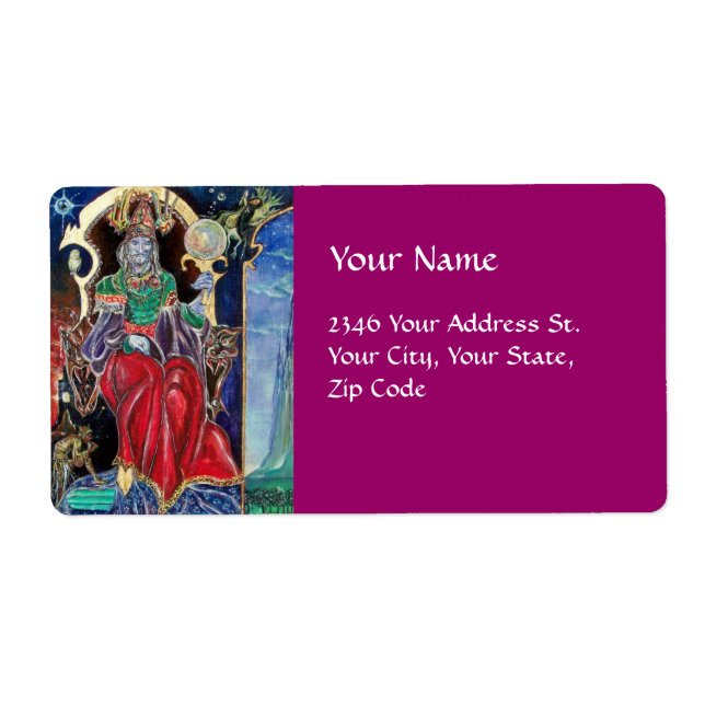 Étiquette NEUROMANCER Magicien Roi (Devant)