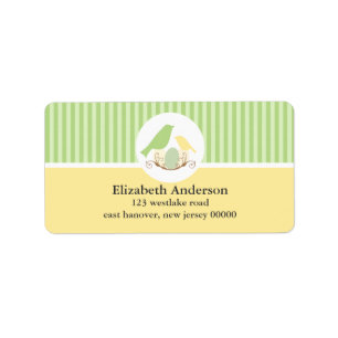 Étiquette Nid d'oiseaux