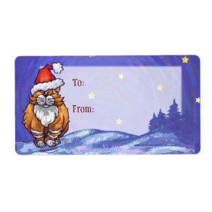 Étiquette Noël au gingembre