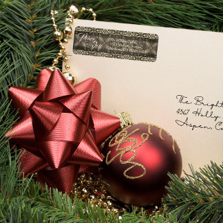 Étiquette Noël Brown pour la paix et la joie