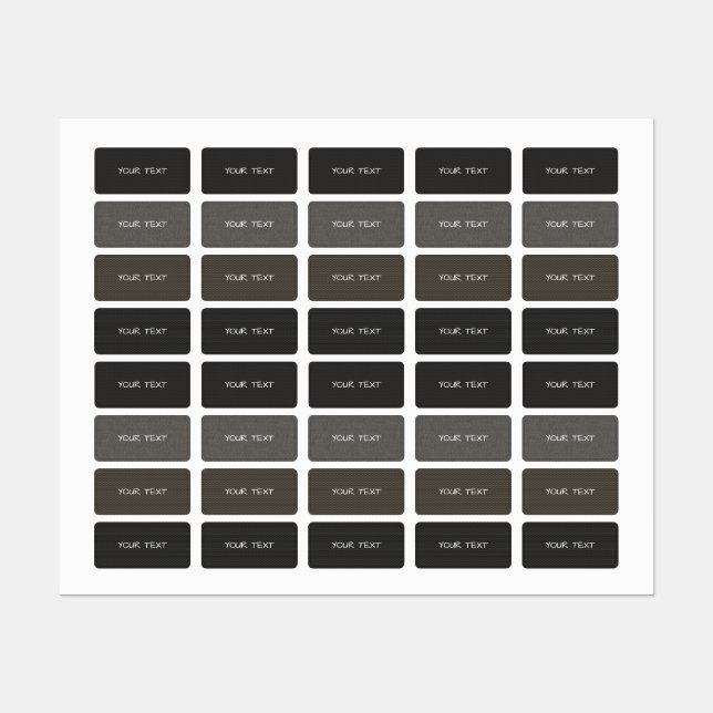 Étiquette - noir arrière - plan moderne (Feuille)