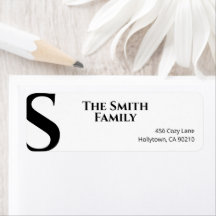 Noir Blanc Élégant Minimal Moderne Simple