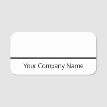 Étiquette Nom de l'effacement sec pour l'employé o