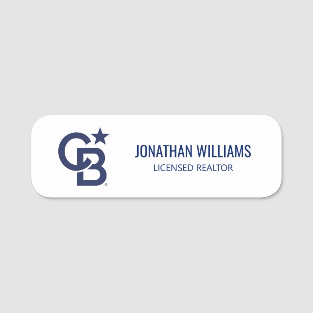 Étiquette Nom du banquier Coldwell (Devant)