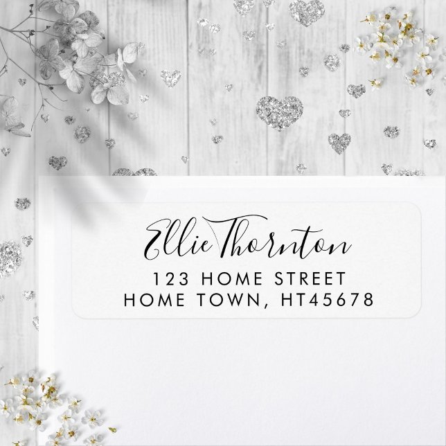 Étiquette Nom du script Adresse de retour (Script Name Return Address Label)