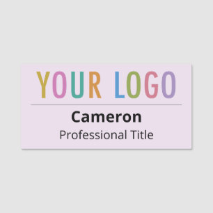 Étiquette nominative de personnel Violet Lilas Aff