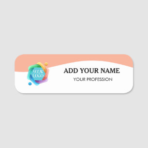 Étiquette nominative personnalisée avec logo & Épi